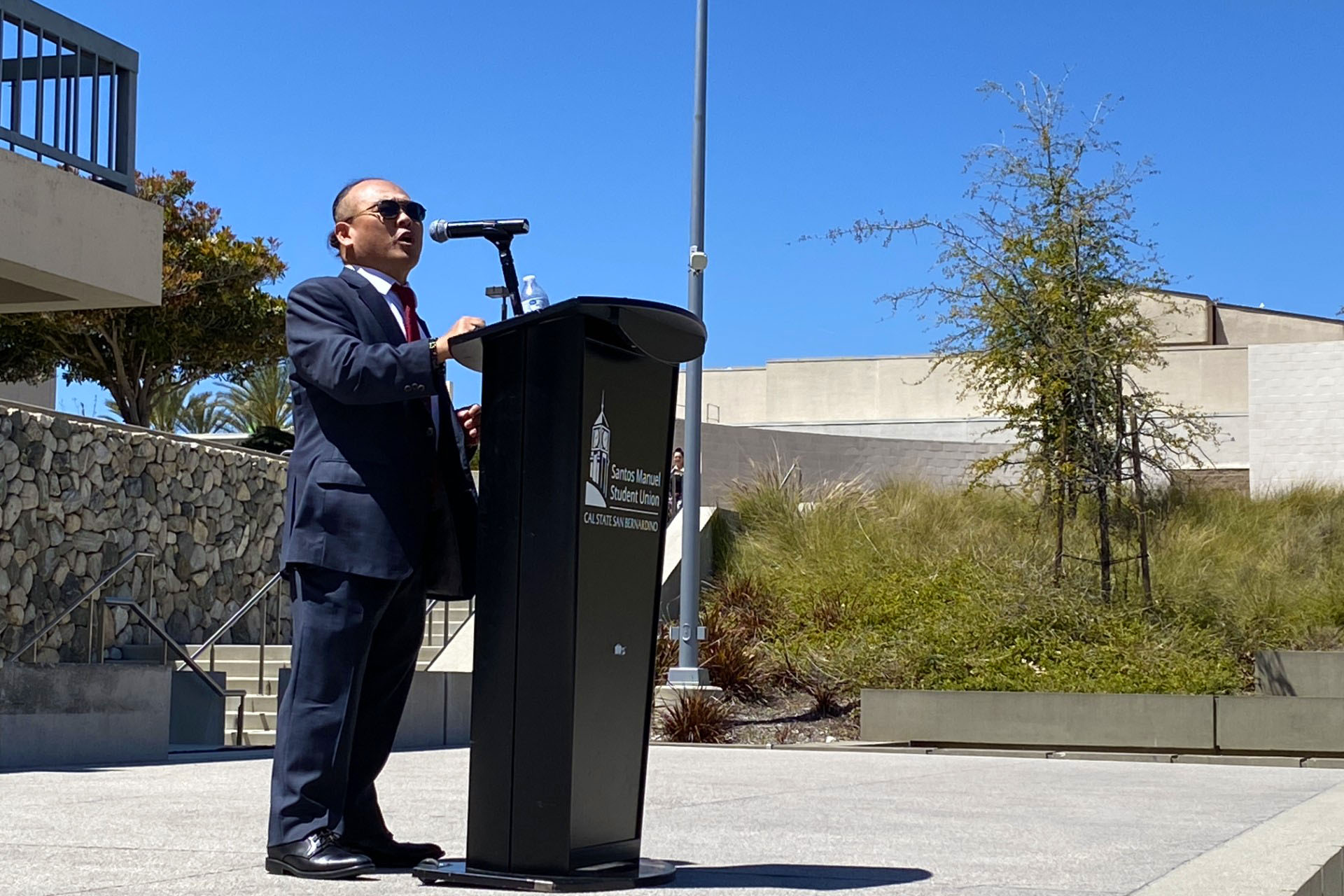  John Kim was the keynote speaker at the APIDA opening event on April 10. He is the managing director of client services at Los Angeles-based&nbsp;Asian Americans Advancing Justice Southern California.