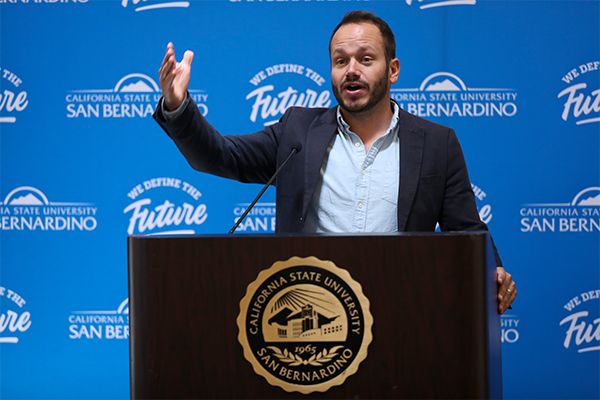 Ryan Keating, professor of history, director of CSUSB’s Office of Student Research and executive director of the Applied Innovation and Economic Development Center